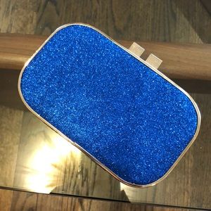 Sparkly blue party clutch!